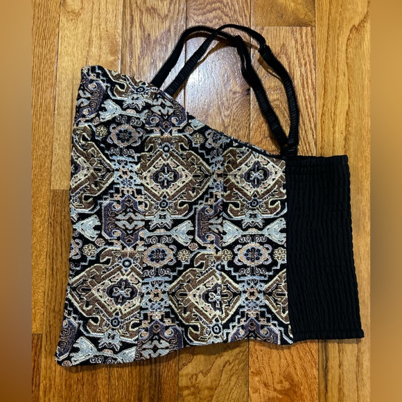 Free People Brocade Corset Cami - Picture 4 of 16